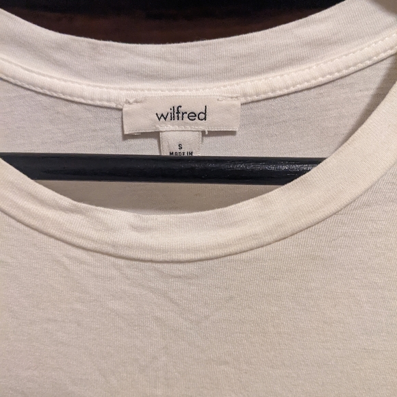 Wilfred cropped white lace tee - Picture 3 of 3